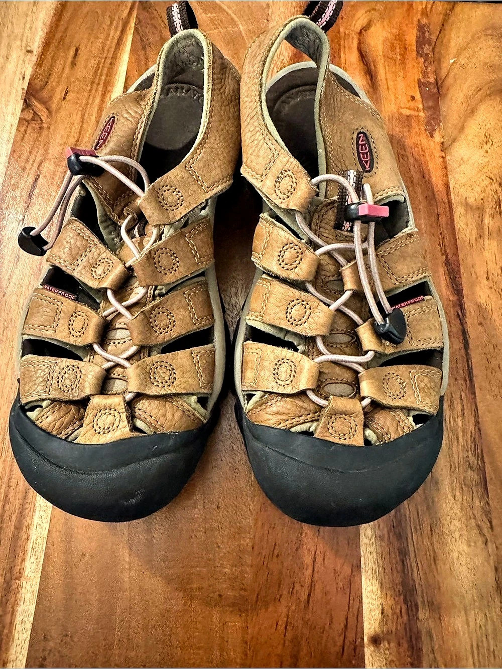 KEEN Whisper Sandals Brown & Black US 9.5